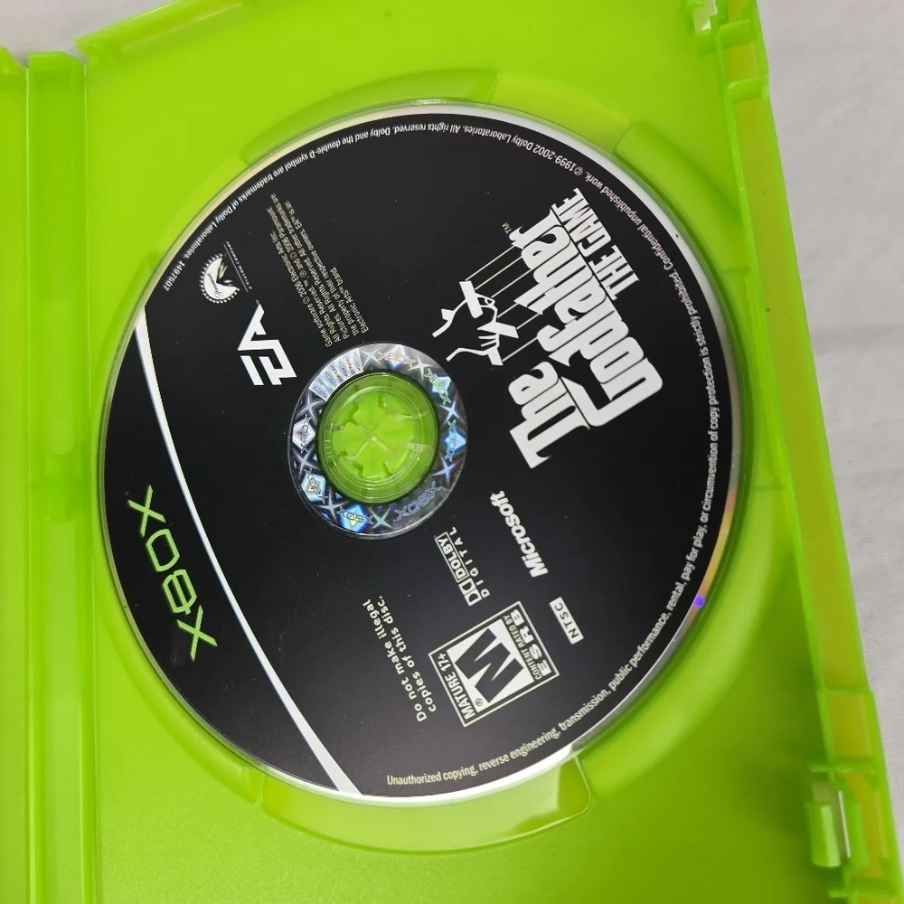 Xbox Orginal The Godfather Video Game Works